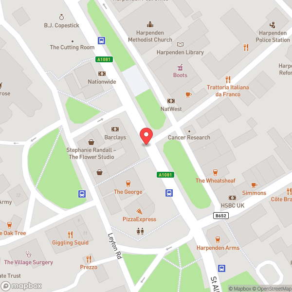 Map of Harpenden