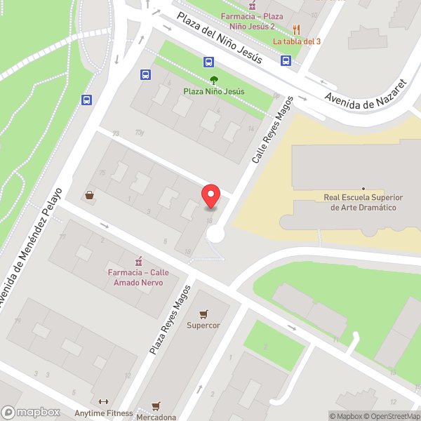 Map of Ave Maria Purisima