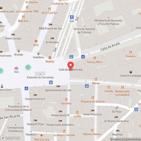 Map of Apple Puerta del Sol