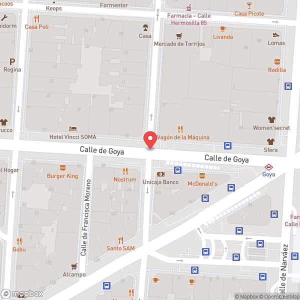 Map of Yves Rocher Goya