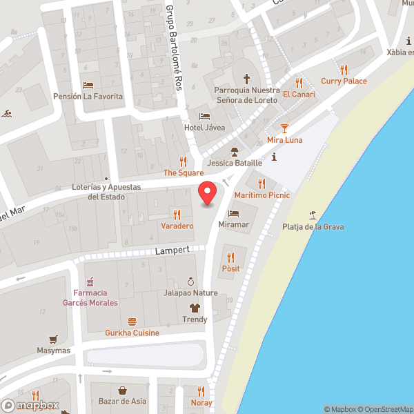 Map of L'Almadrava Cafe-Bar