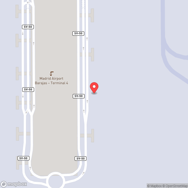 Map of Gate H8 – T4 (MAD)