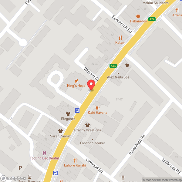 Map of Kings Head