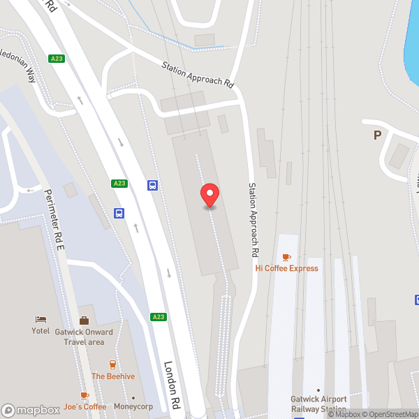 Map of South Terminal Shuttle Station
