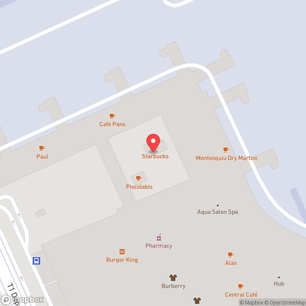 Map of Costa Coffee