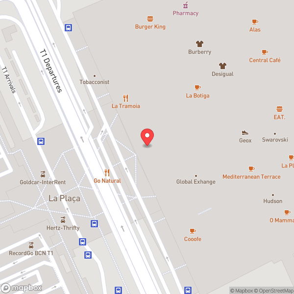 Map of Terminal 1