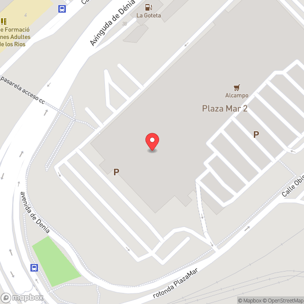 Map of C.C. Plaza Mar 2