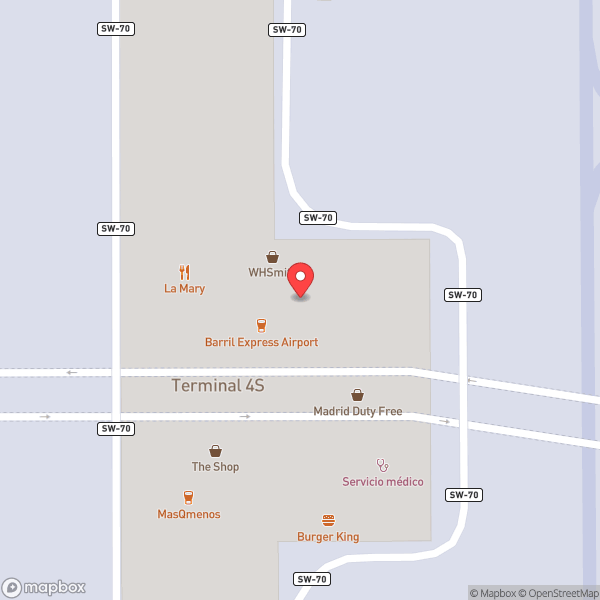 Map of Sala VIP Amnios