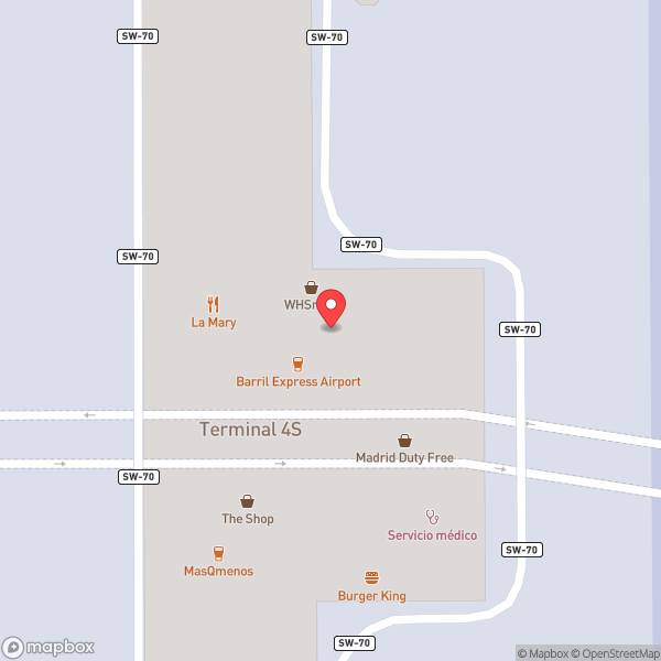 Map of Sala VIP Iberia Goya