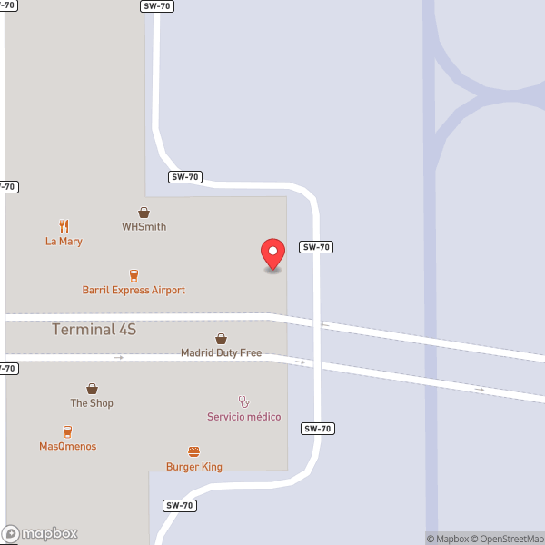 Map of Gate S48 – T4S (MAD)