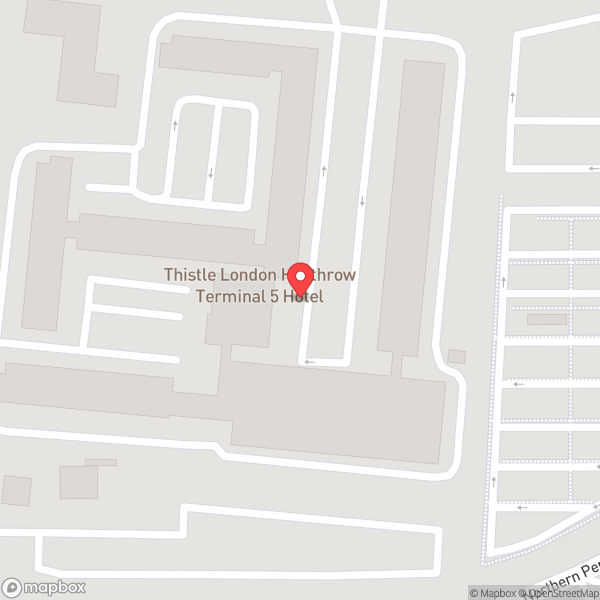Map of Thistle London Heathrow Hotel