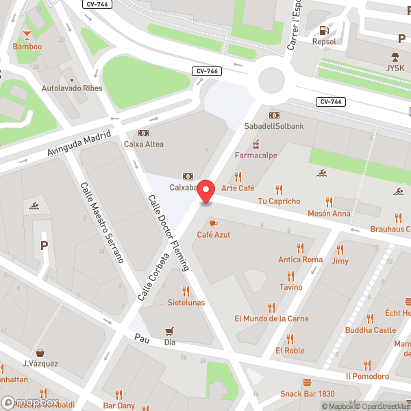 Map of Mojito Café