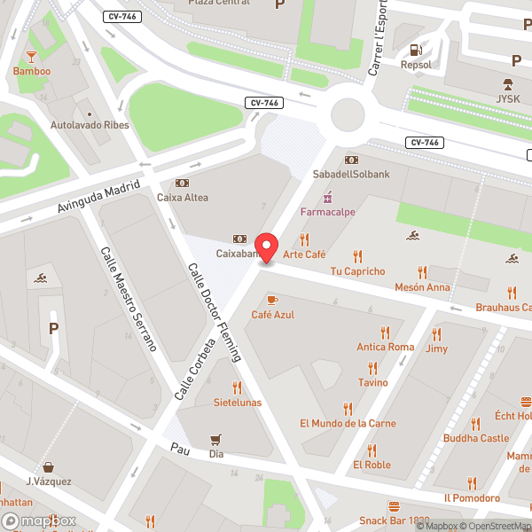 Map of caféazul