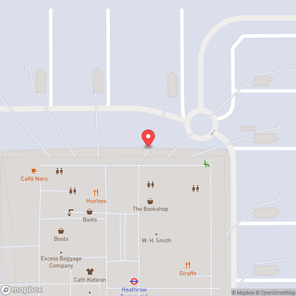 Map of Departure Lounge