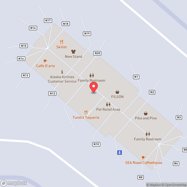 Map of North Satellite