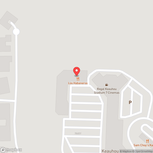 Map of Los Habaneros