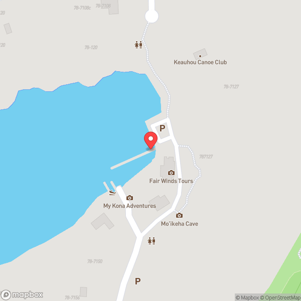 Map of Keauhou Bay And Pier