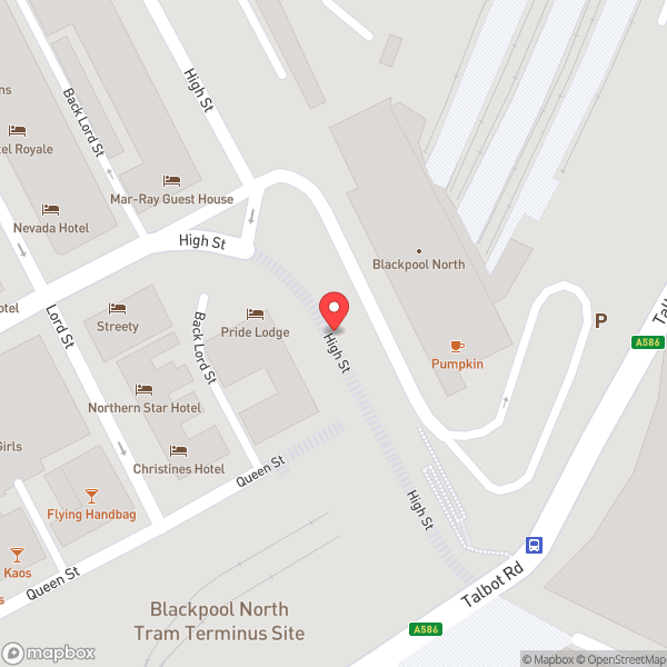 Map of Blackpool Beach