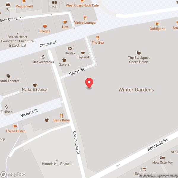 Map of Spanish Hall