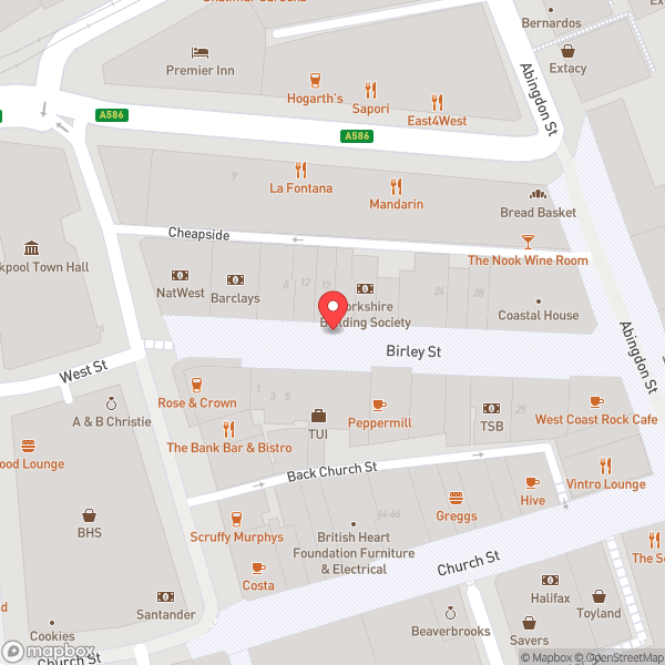 Map of JKs Cafe & Grill