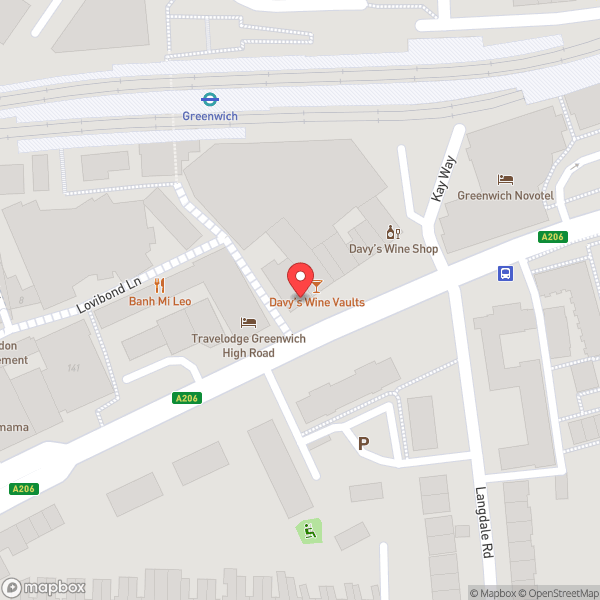 Map of Davy’s Wine Vaults
