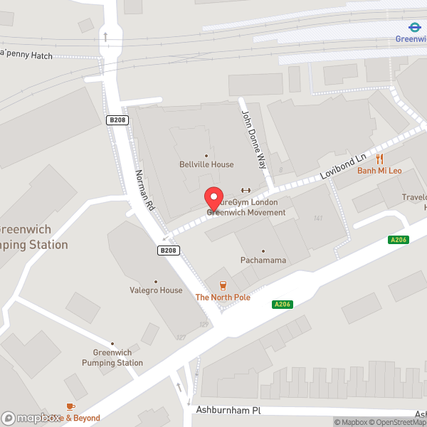 Map of PureGym