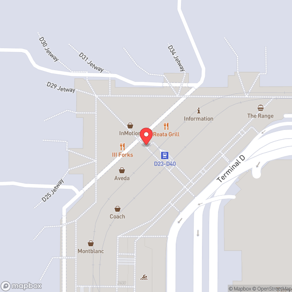 Map of Gate D27