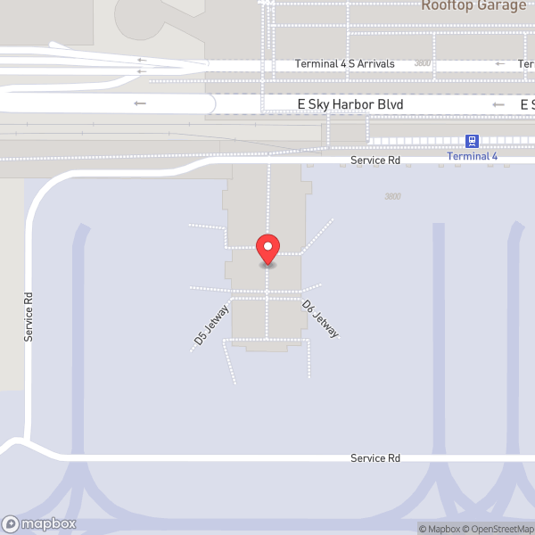 Map of TSA Security Checkpoint D