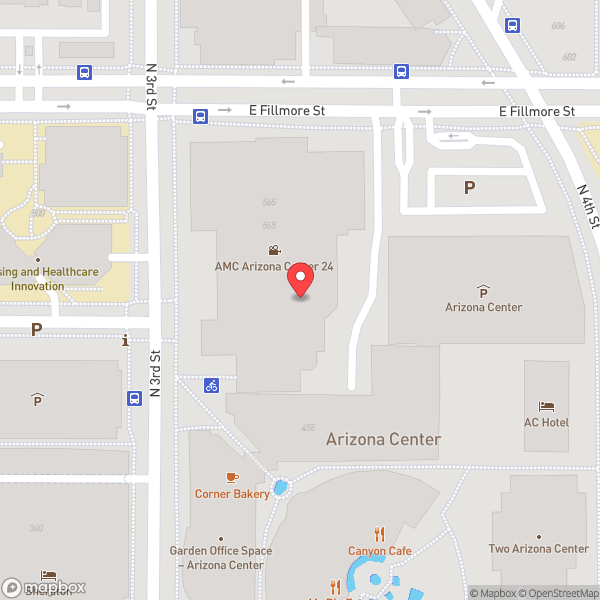 Map of AMC Arizona Center 24