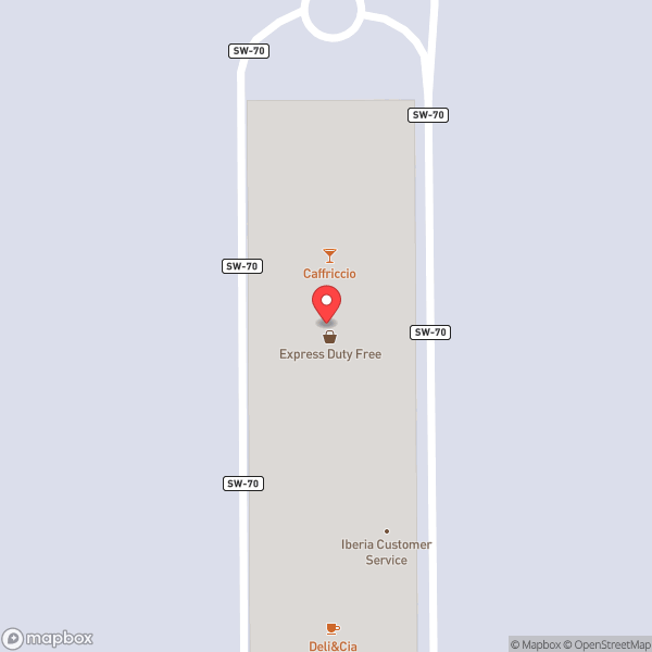 Map of Gate U65 – T4S (MAD)
