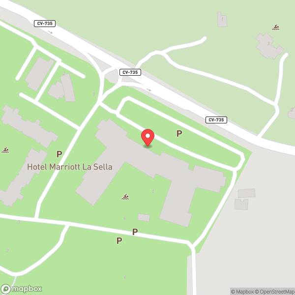 Map of Denia Marriott La Sella Golf Resort & Spa