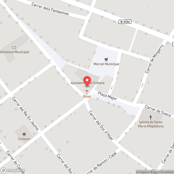 Map of Bar Rivoli