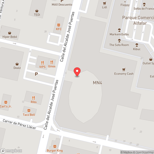 Map of Laser Game Mn4