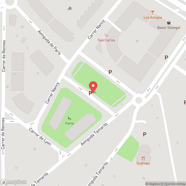 Map of Feria Javea