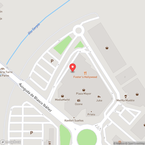 Map of Bierwinkel Gandia