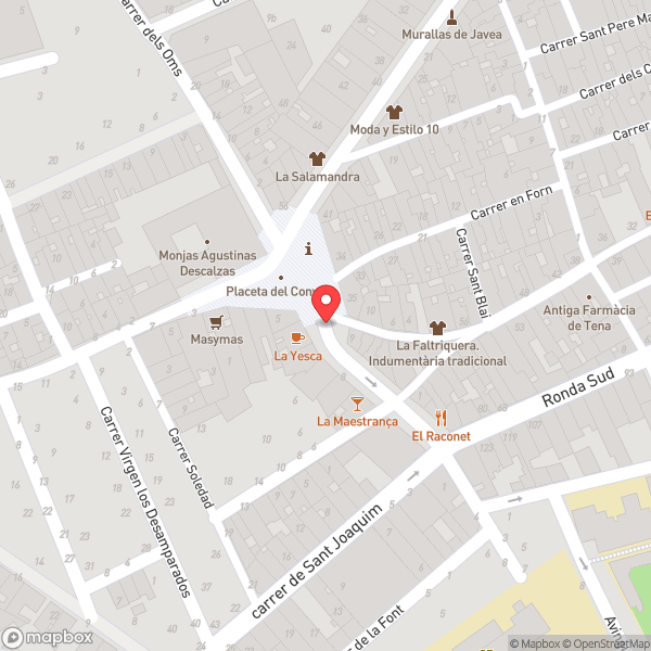 Map of Cerveceria La Yesca