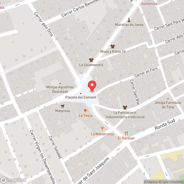Map of Fruteria Linda