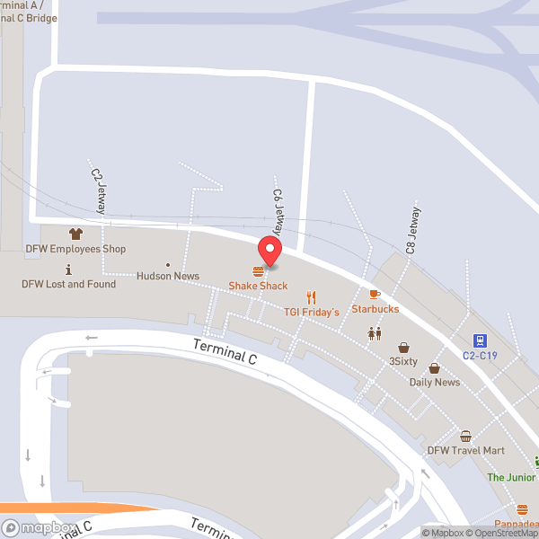 Map of Gate C6