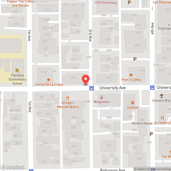 Map of Fiesta Cantina