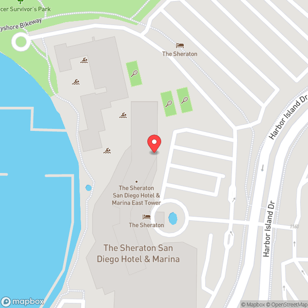 Map of Sheraton Hotel & Marina, SD - Laundry Facility