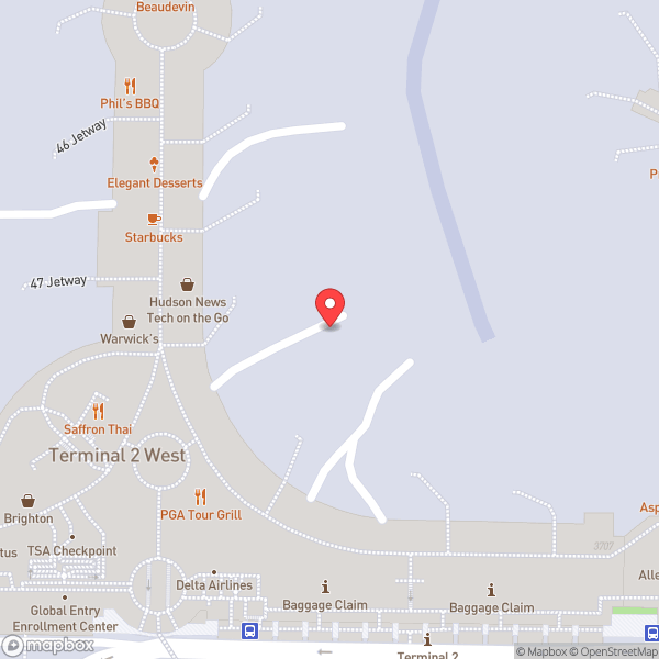 Map of San Diego International Airport (SAN)