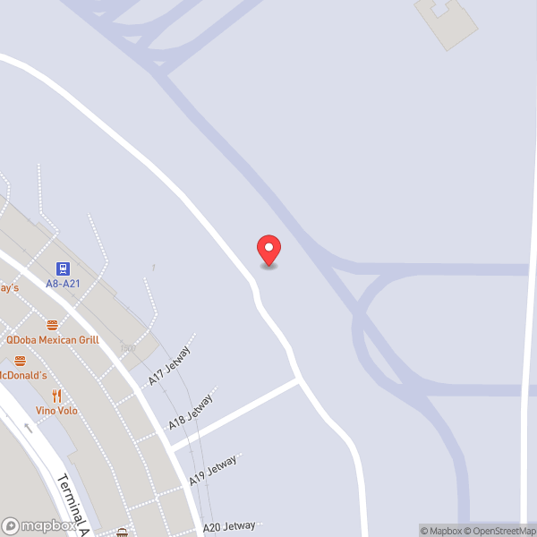 Map of Dfw Landing Strip