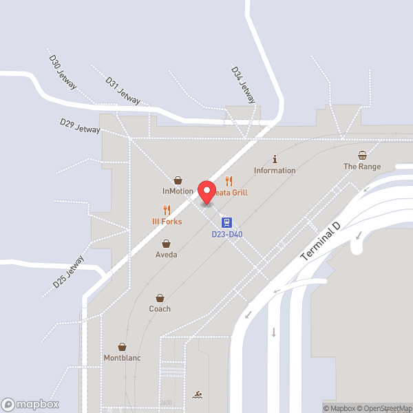 Map of Gate D30