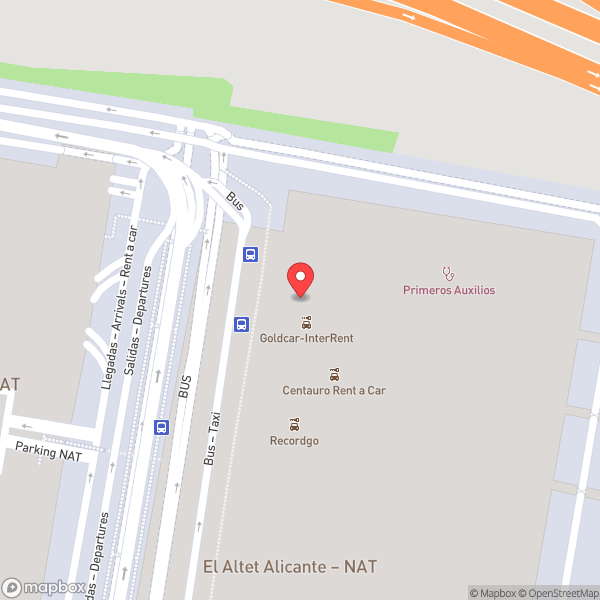 Map of Avis Car Rental