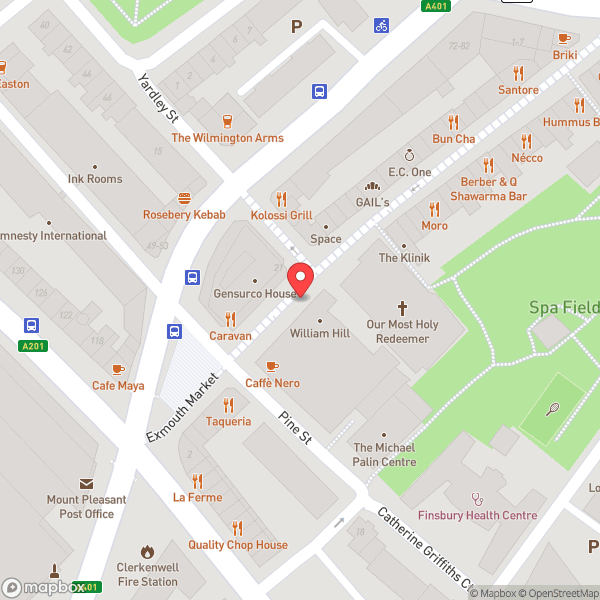 Map of Exmouth Market