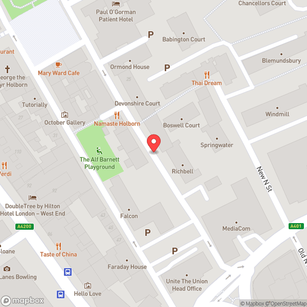 Map of Bevan House