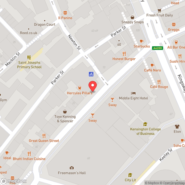 Map of Hercules Pillars
