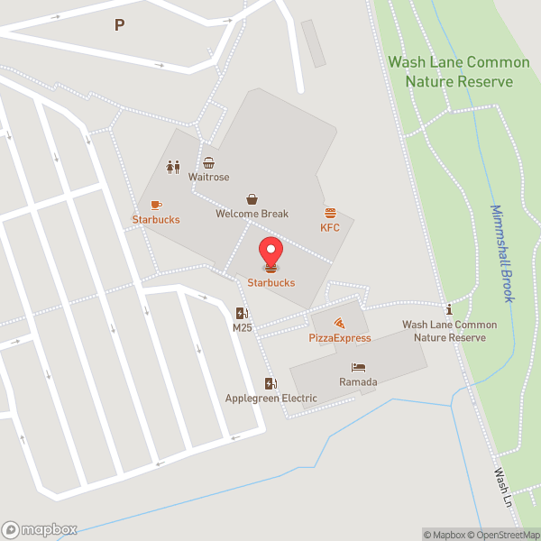 Map of Starbucks