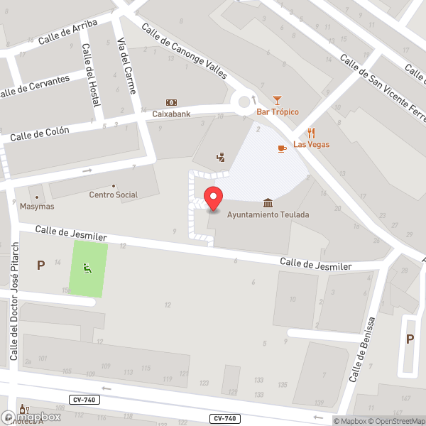 Map of Teulada