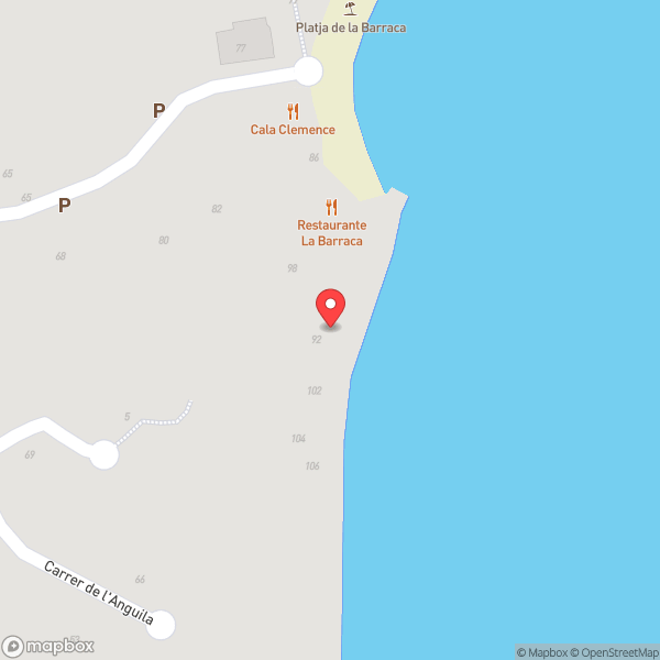 Map of Restaurante La Barraca